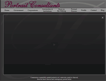 Tablet Screenshot of portraitconsultants.com